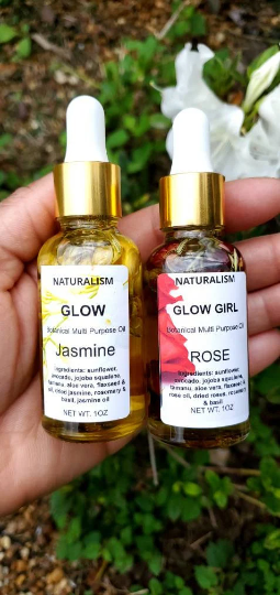 Botanical Glow Girl Multi Purpose Face Body Hair Oil| Organic| Vegan| Cruelty Free
