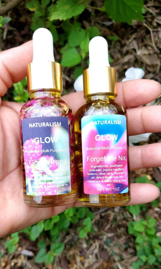 Botanical Glow Girl Multi Purpose Face Body Hair Oil| Organic| Vegan| Cruelty Free