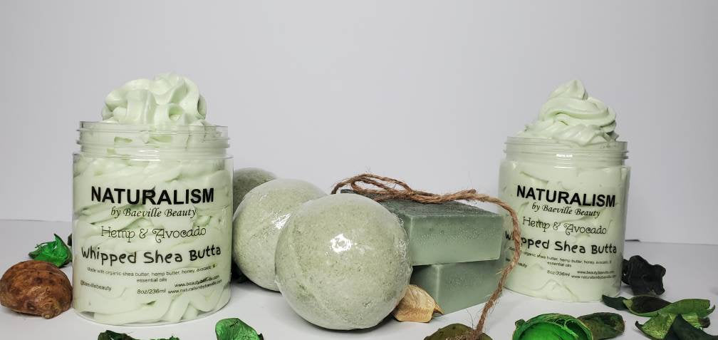 Hemp & Avacado Bath Bomb & Body Butta Set