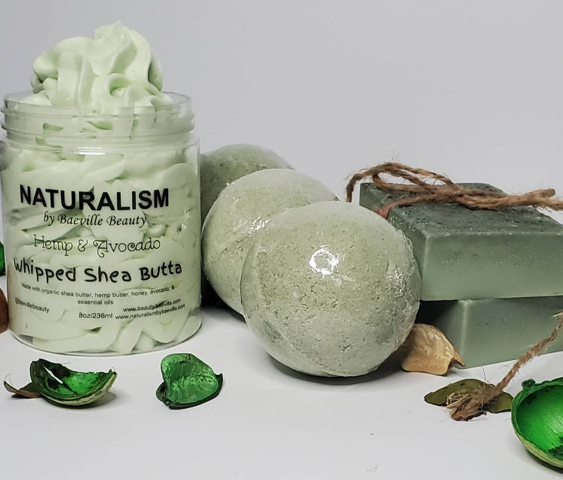 Hemp & Avacado Bath Bomb & Body Butta Set