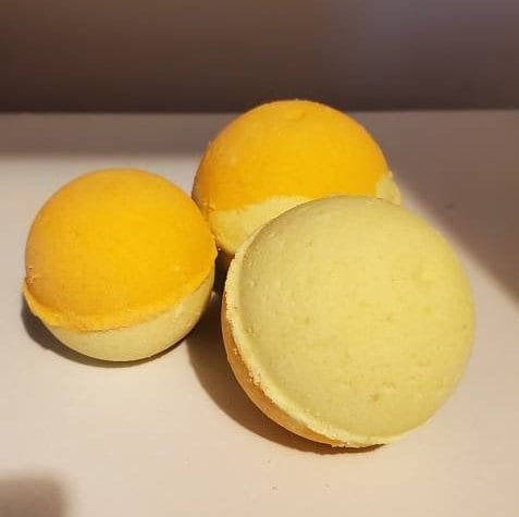 Turmeric Ginger & Lemon Skin Clearing Bath Bombs|Eczema|Acne| Dermatitis| Rash| Brightnening