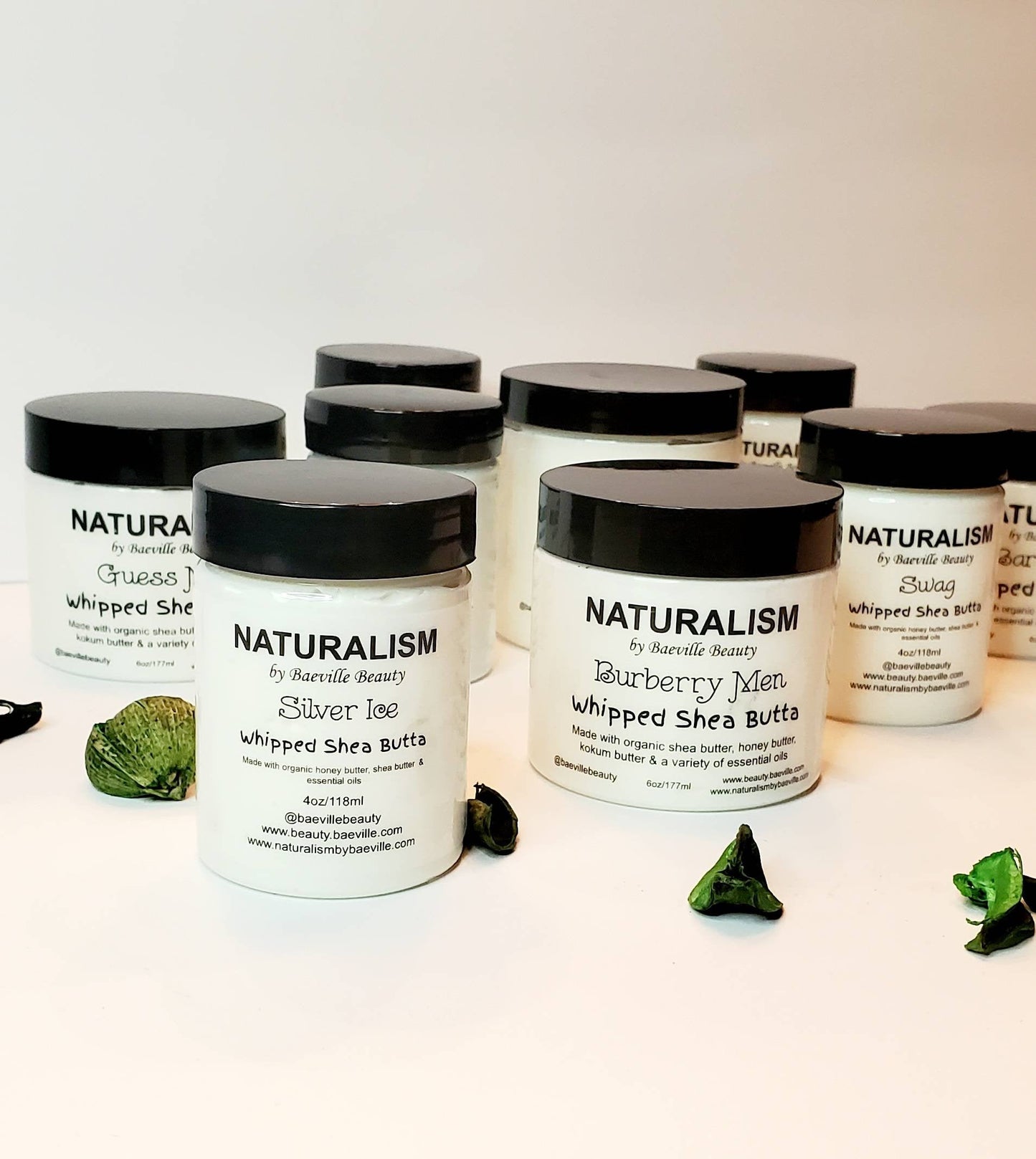 Manville Whipped Shea Body Butta|Beard Butter for Men|4oz 6oz 8oz 10oz