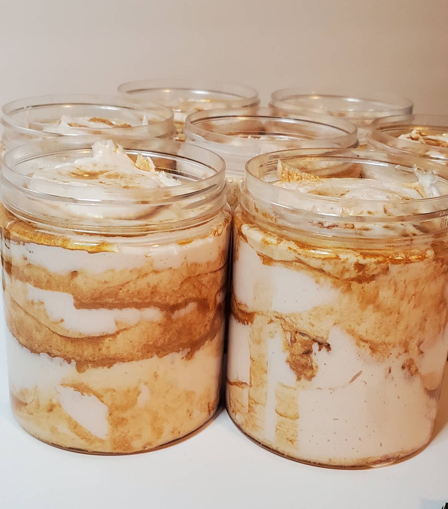 Private Label 10-6oz Golden Goddess Shimmer Whipped Body Butters| Private Label| No Label