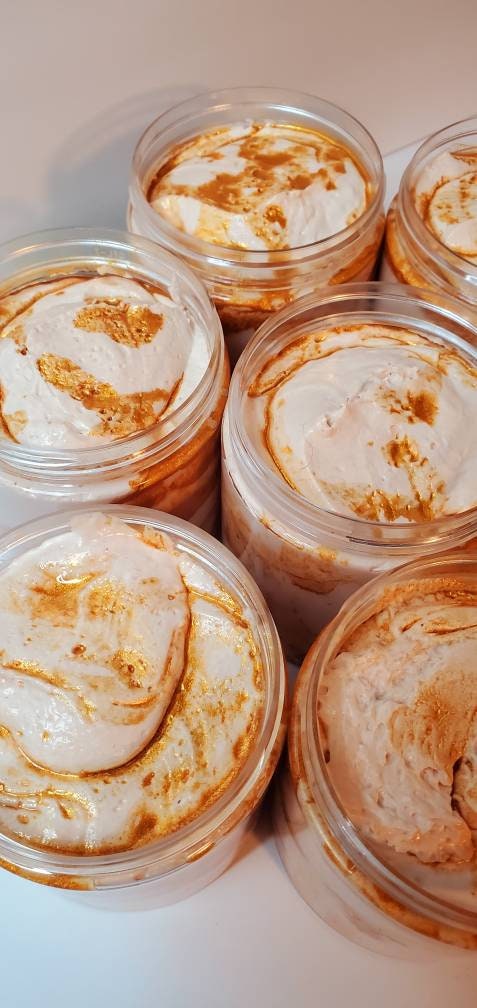 Private Label 10-6oz Golden Goddess Shimmer Whipped Body Butters| Private Label| No Label