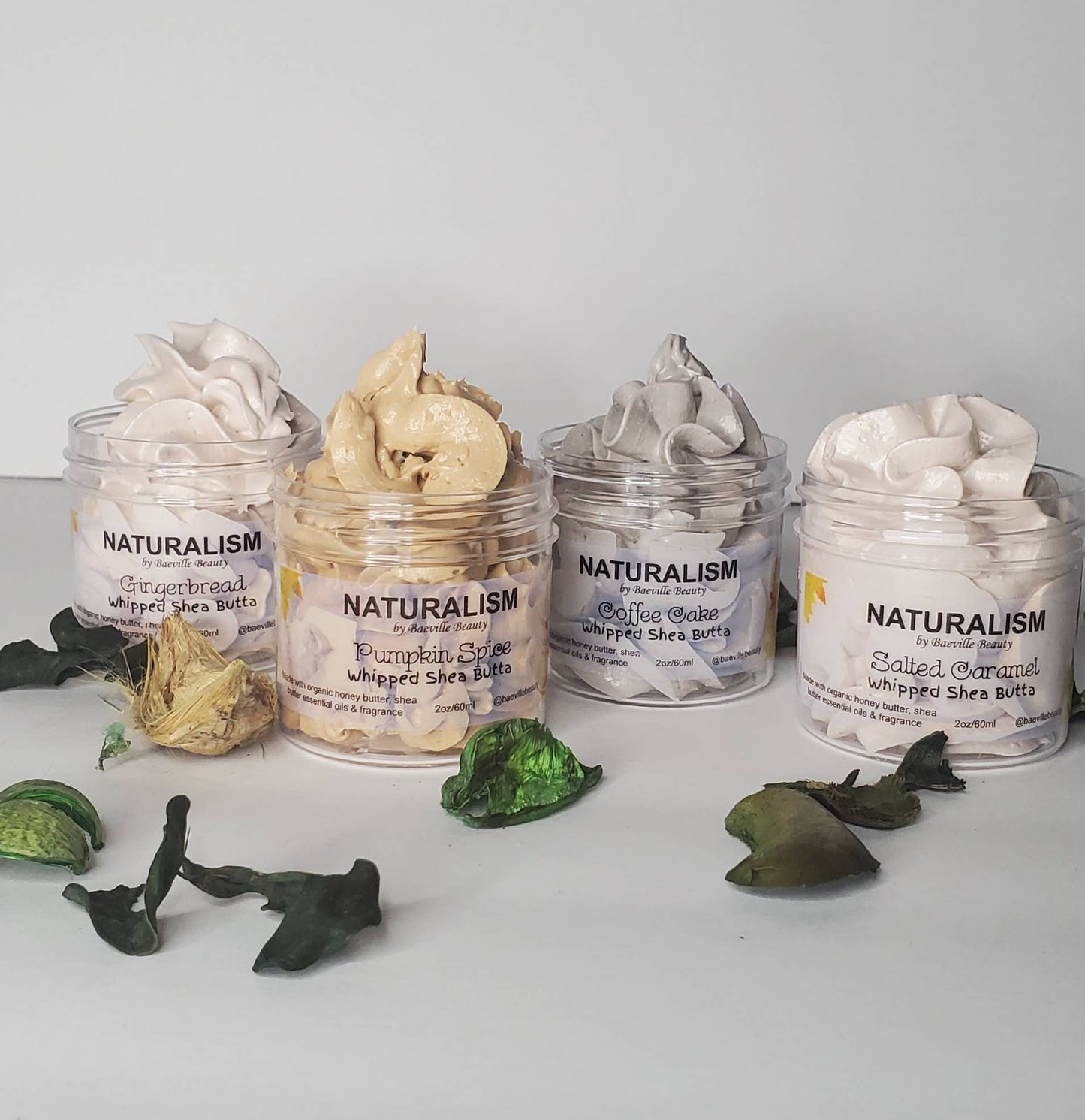 Pumpkin Spice, Body Butta Sampler(6) 2oz , Pumpkin Spice Body Butter, Whipped Body Butter, Fall