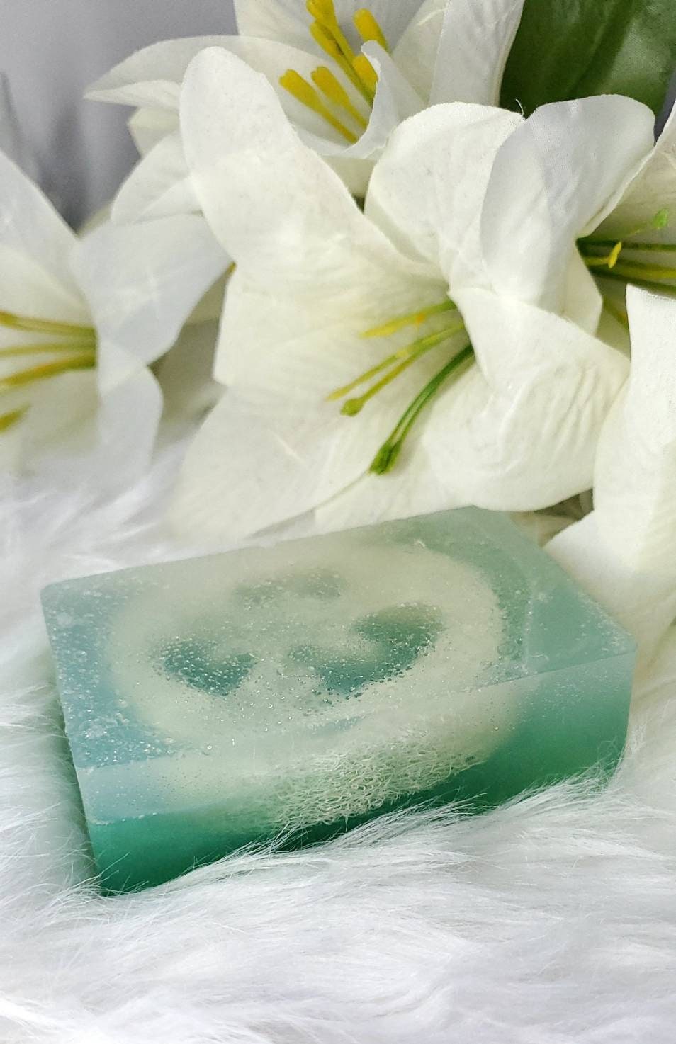 Exfoliating Natural Loofah Soap; Homemade Bar Soap