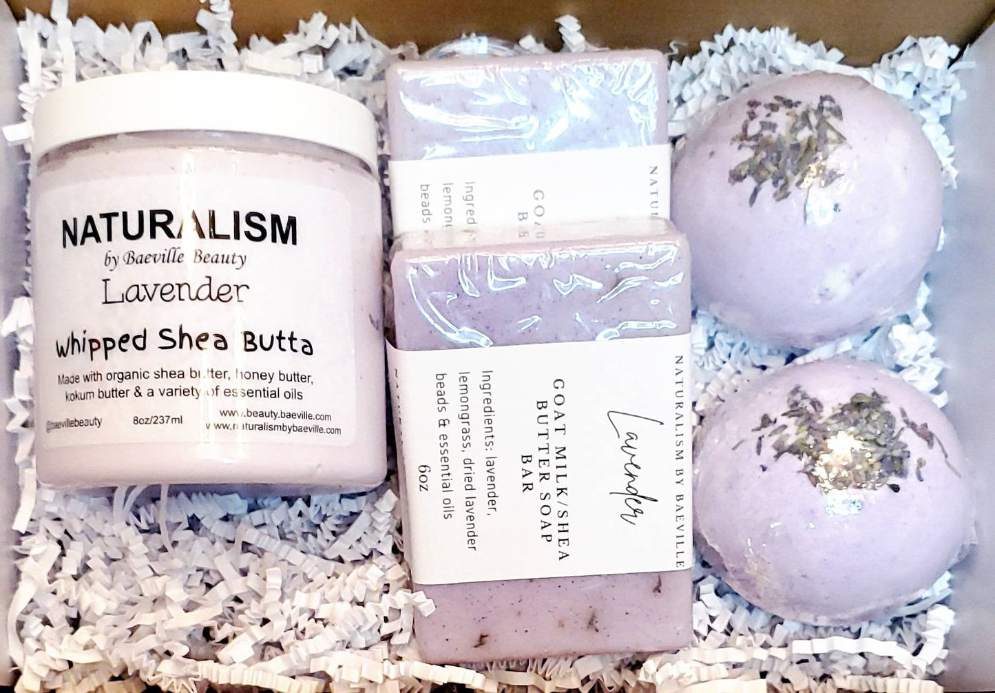 Lavender Bath Spa Set|Body Butta|Bath Bombs|Natural Soap Bars