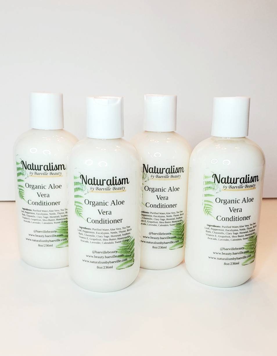 Organic Aloe Vera Shampoo & Conditioner Set|