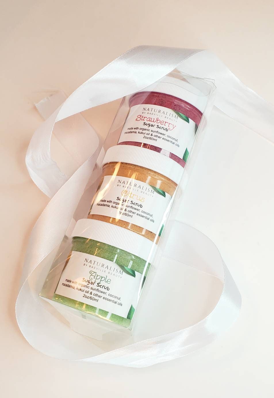 Mini Organic (3) 2oz Sampler Foaming Scrub Gift Set