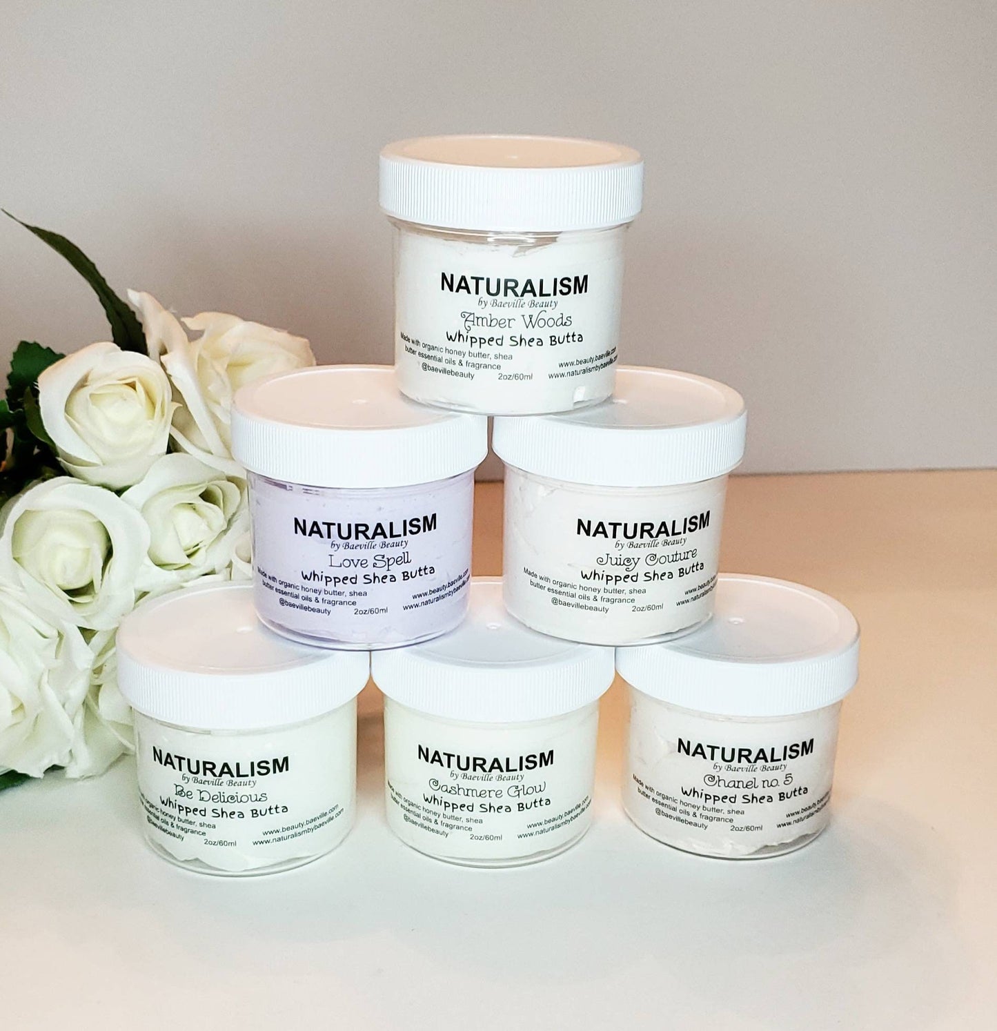 Baeville Lux Perfume Body Butta Sampler(6) 2oz