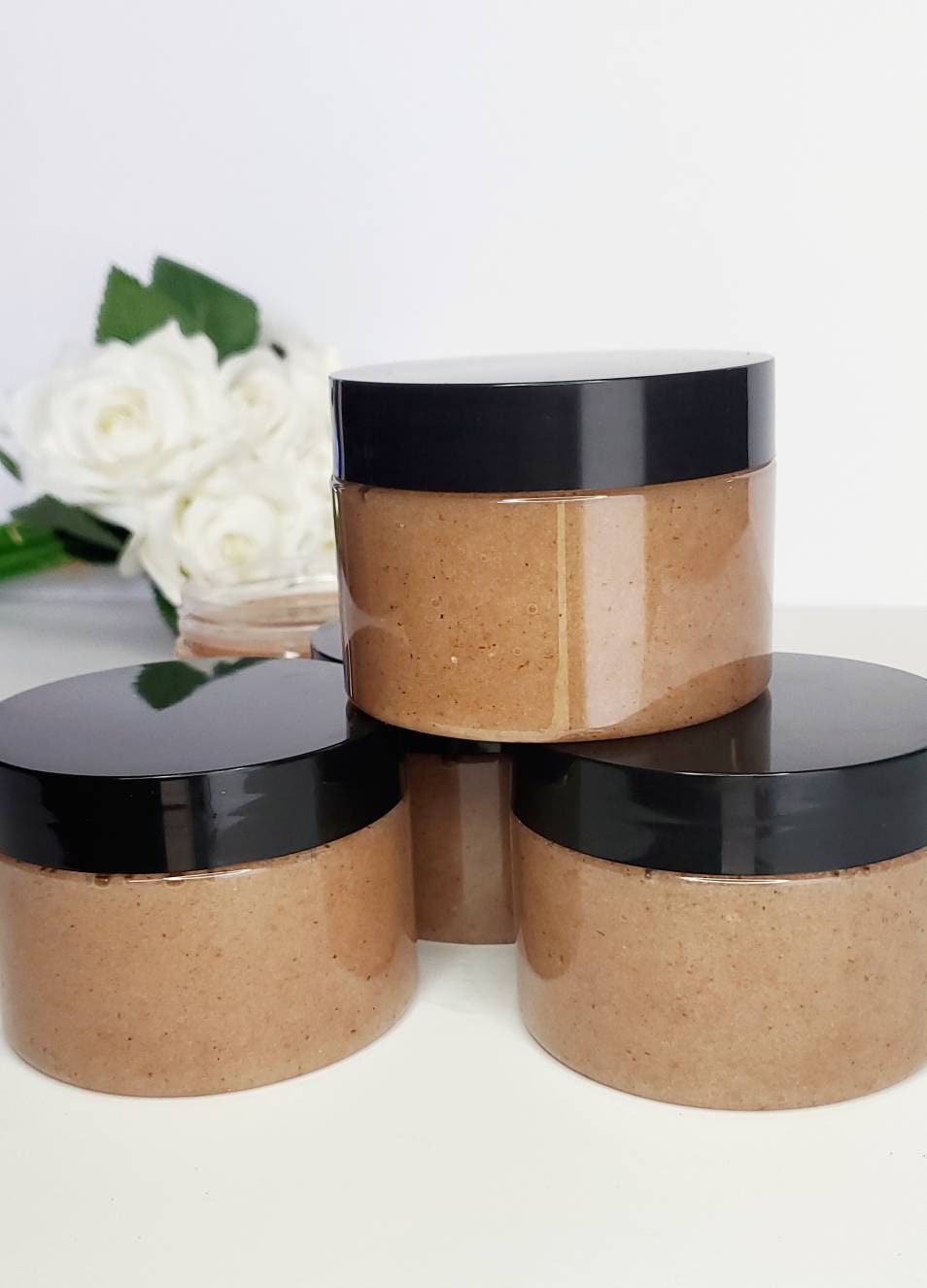 Organic Hibiscus Foaming Tightening Scrub| Aloe Vera