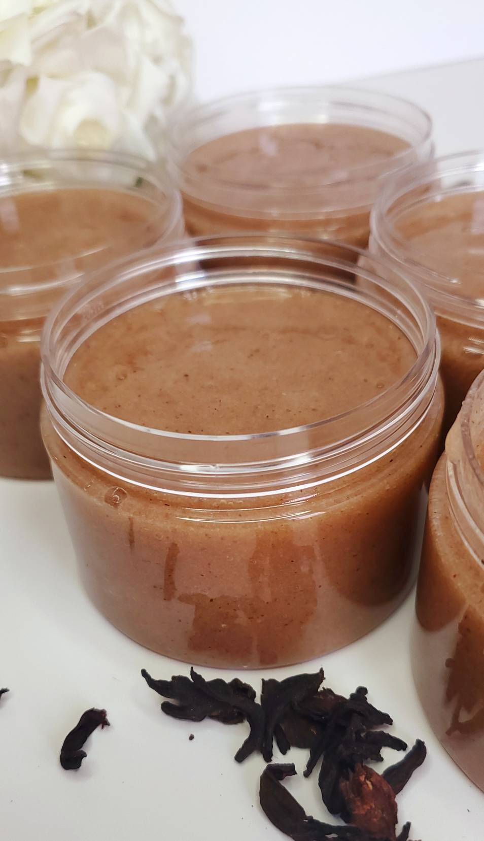 Organic Hibiscus Foaming Tightening Scrub| Aloe Vera