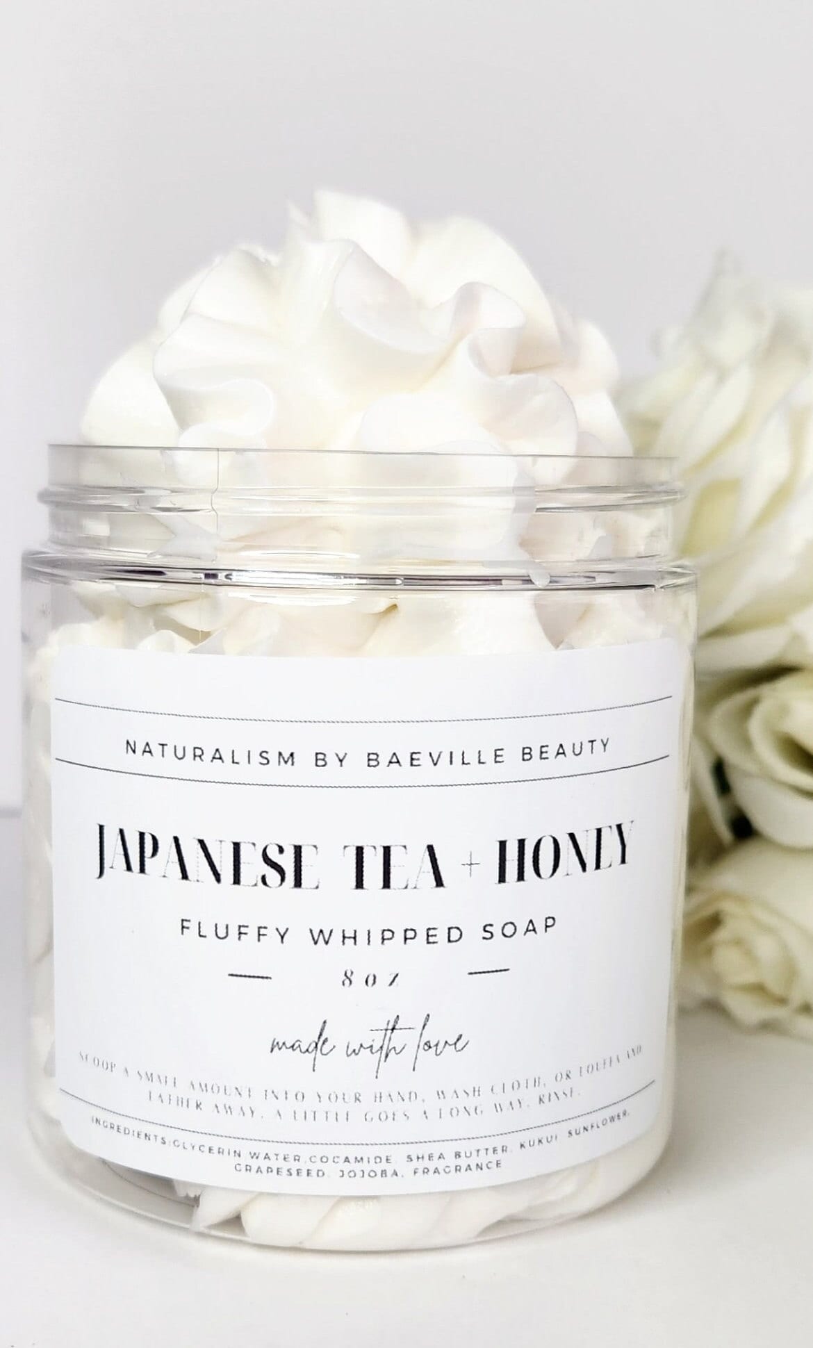 Herbal Fluffy Soap |Made with Shea ButterNatural Ingredients| Whipped Sugar Scrub|Whipped Body Soap|Creamy Bath Frosting