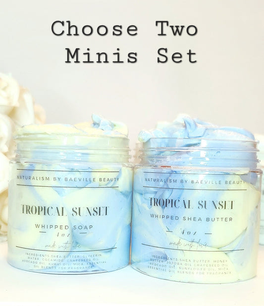 Mini Fluffy Shea Butter Soap & Body Butter Set | Gifts