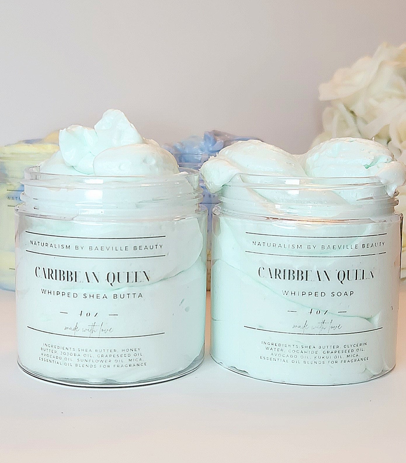 Mini Fluffy Shea Butter Soap & Body Butter Set | Gifts