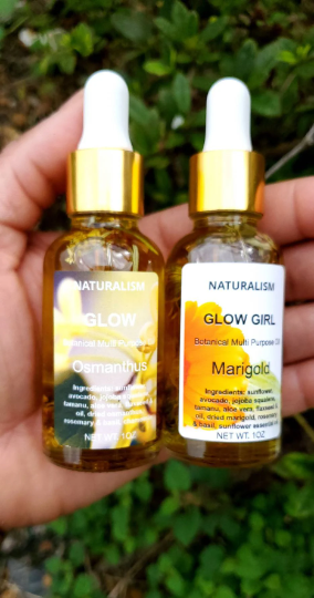 Botanical Glow Girl Multi Purpose Face Body Hair Oil| Organic| Vegan| Cruelty Free