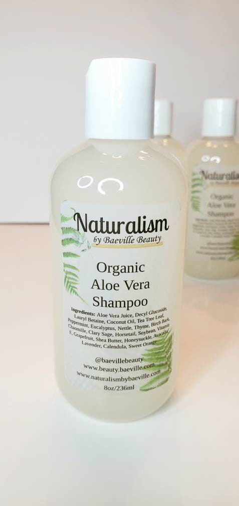 Organic Aloe Vera Shampoo & Conditioner Set|